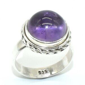 Silver Amethyst Ring